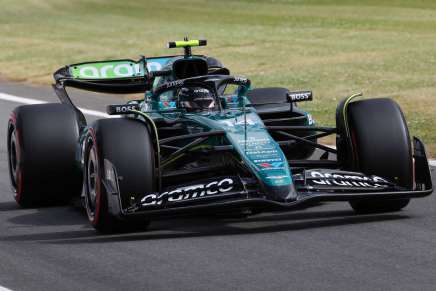 Fernando Alonso a Silverstone