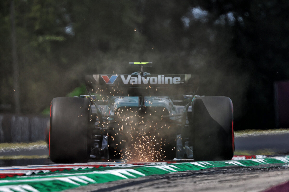 Fernando Alonso nelle FP1 del GP di Ungheria 2024