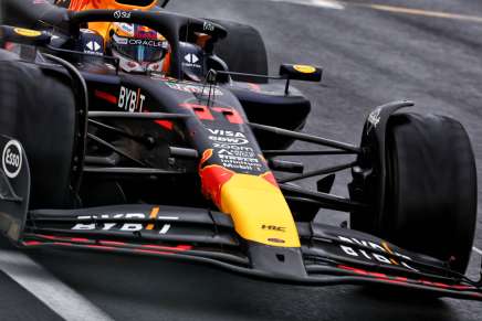 Sergio Perez (Red Bull) durante le qualifiche di Spa