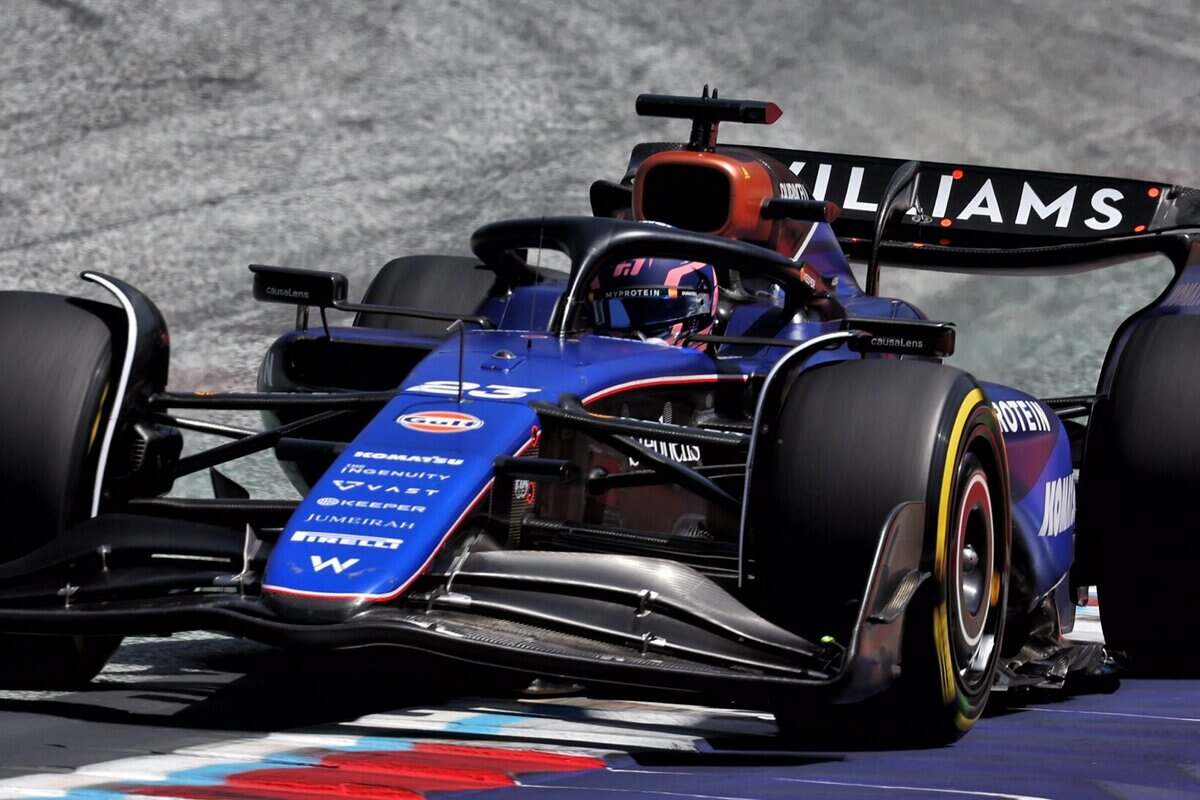 Alex Albon nel GP d'Austria 2024