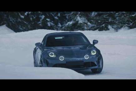 L’Alpine A110 GT in una scena del nuovo film su Largo Winch