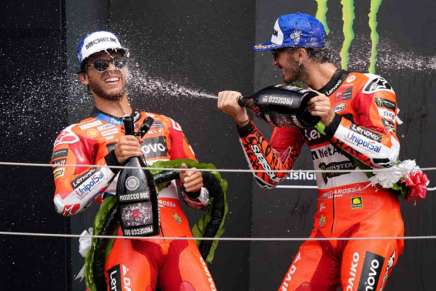 Bastianini e Bagnaia dopo il Gran Premio di Silverstone