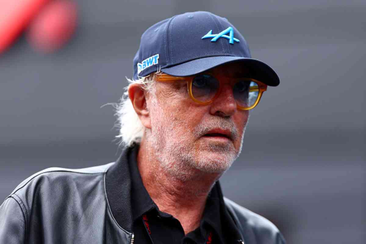 Flavio Briatore nel paddock di Formula 1