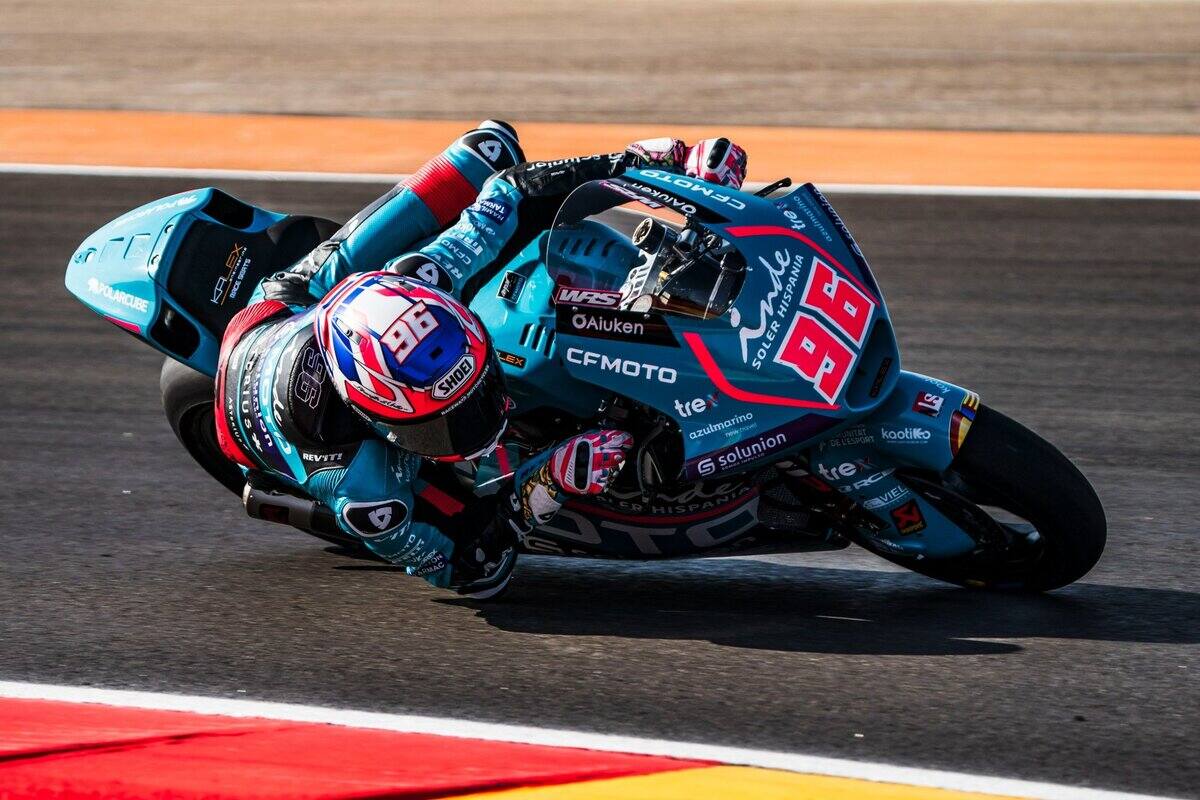 Jake Dixon in qualifica ad Aragon