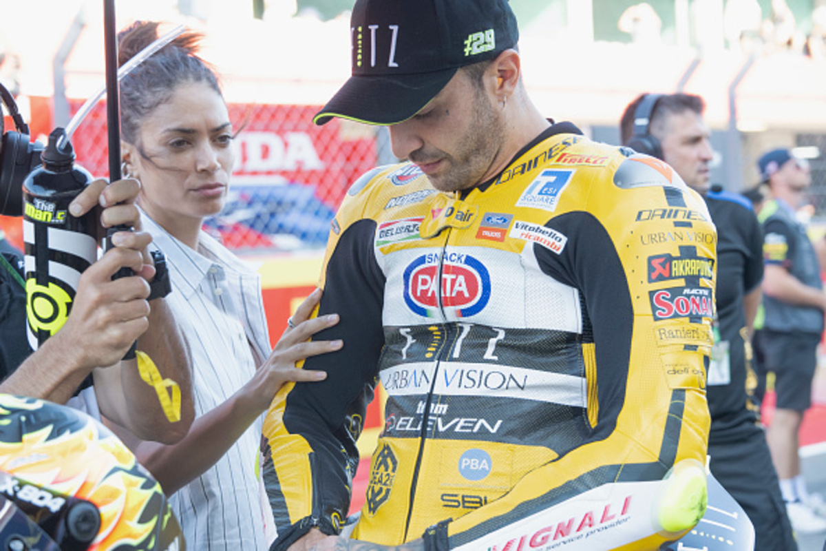 Iannone in griglia con Elodie