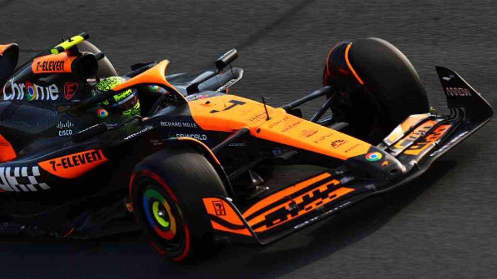 Lando Norris a Zandvoort