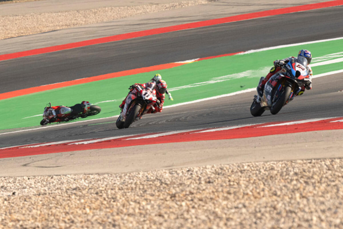 La caduta di Bautista a Portimao