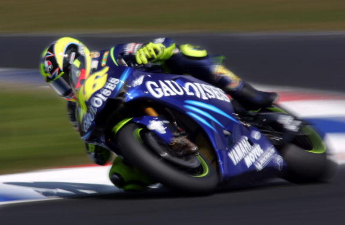 Rossi sulla M1 nel 2004