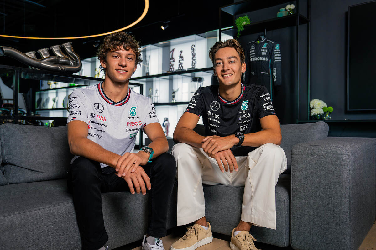 Antonelli e Russell coppia Mercedes nel 2025