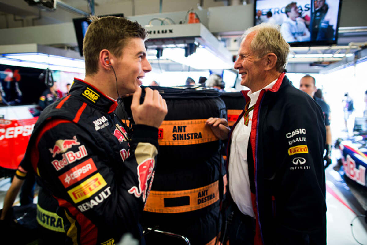 Verstappen e Marko nel 2014