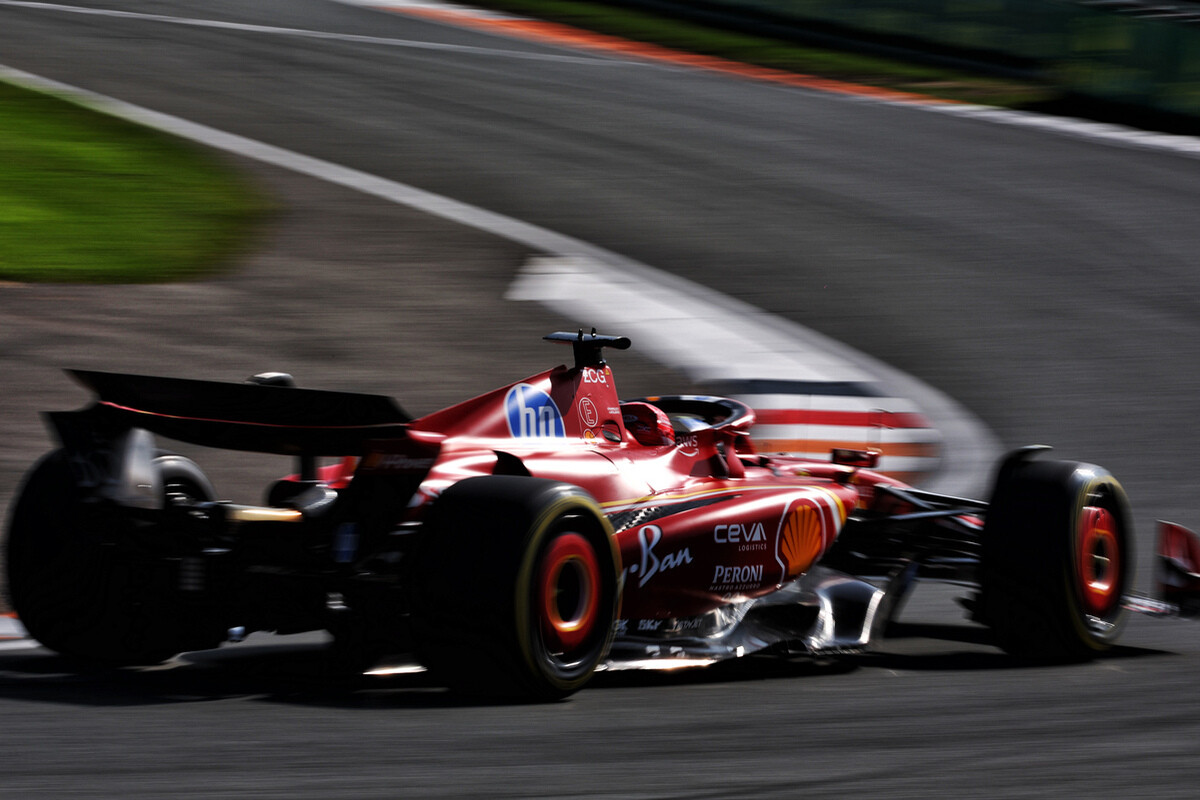 Leclerc (Ferrari) in Olanda