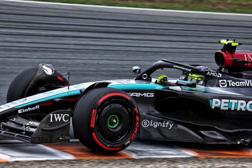 Hamilton's Mercedes in Zandvoort