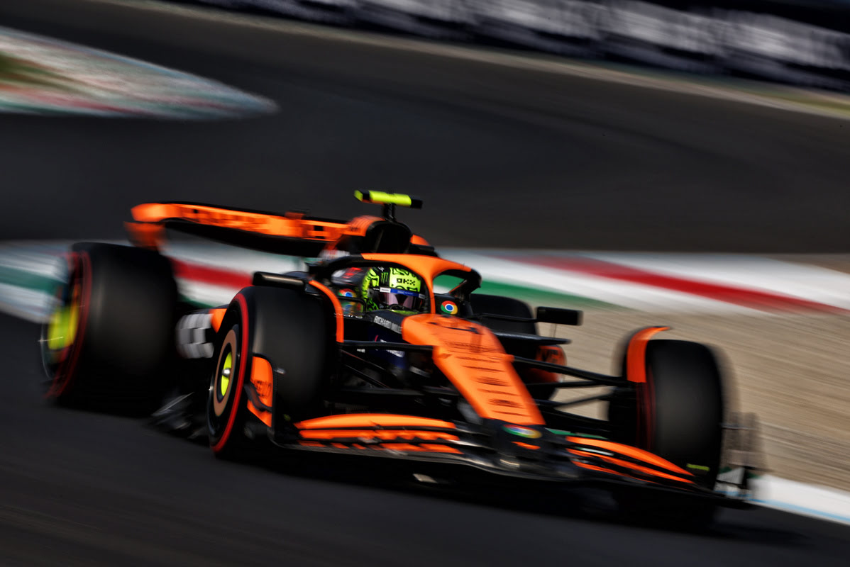 Lando Norris a Monza con la McLaren