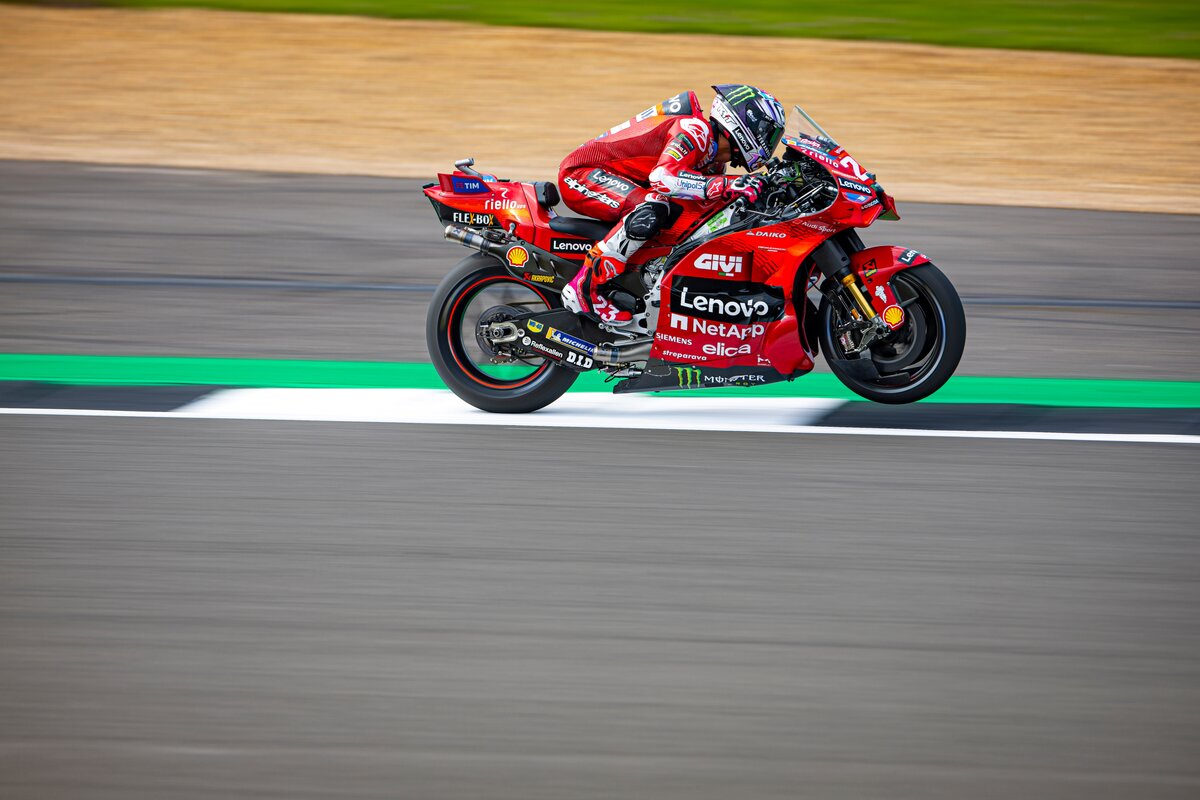 Enea Bastianini nelle Prove di Silverstone