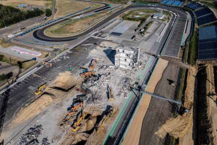 Lavori di ammodernamento presso l'Hungaroring