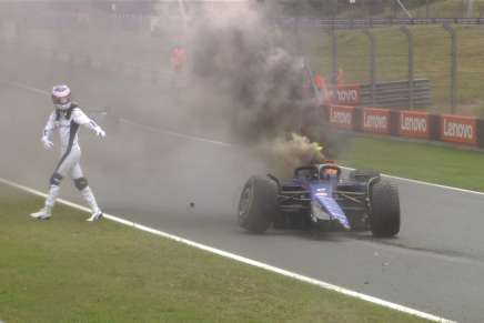 Incidente di Sargeant a Zandvoort durante le FP3