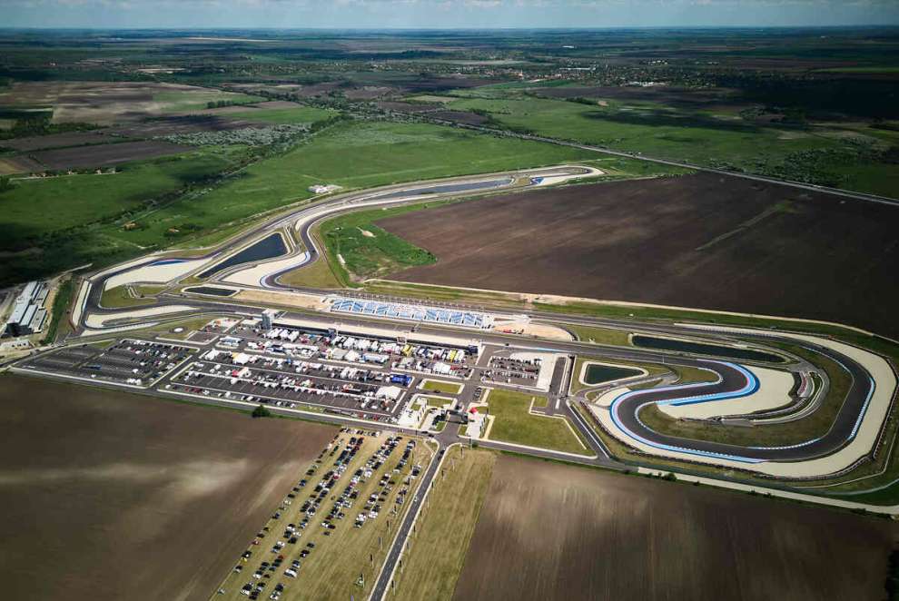 MotoGP: vista aerea del circuito di Balaton Park - Foto: Dorna Sports