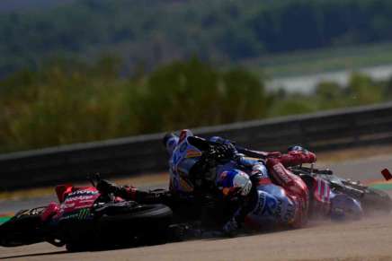 Alex Marquez e Pecco Bagnaia incidente