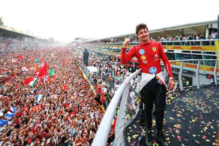 Charles Leclerc vince a Monza