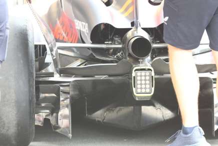 Red Bull F1 diffusore Baku