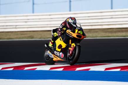 Arbolino in qualifica a Misano