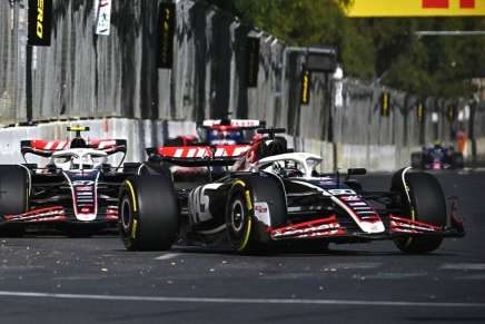 Le Haas nel GP d'Azerbaigian