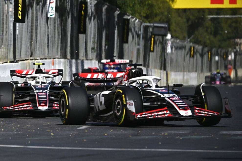 Haas in the Azerbaijan GP