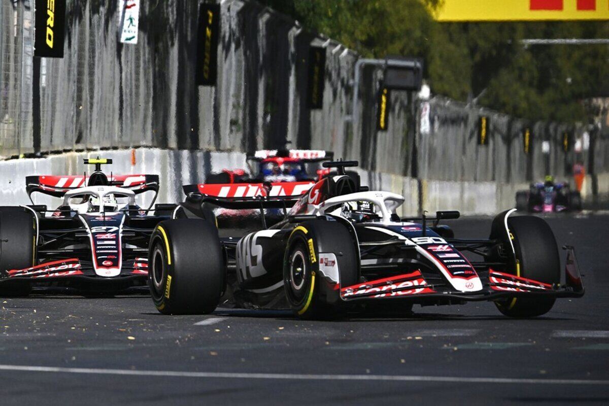 Le Haas nel GP d'Azerbaigian