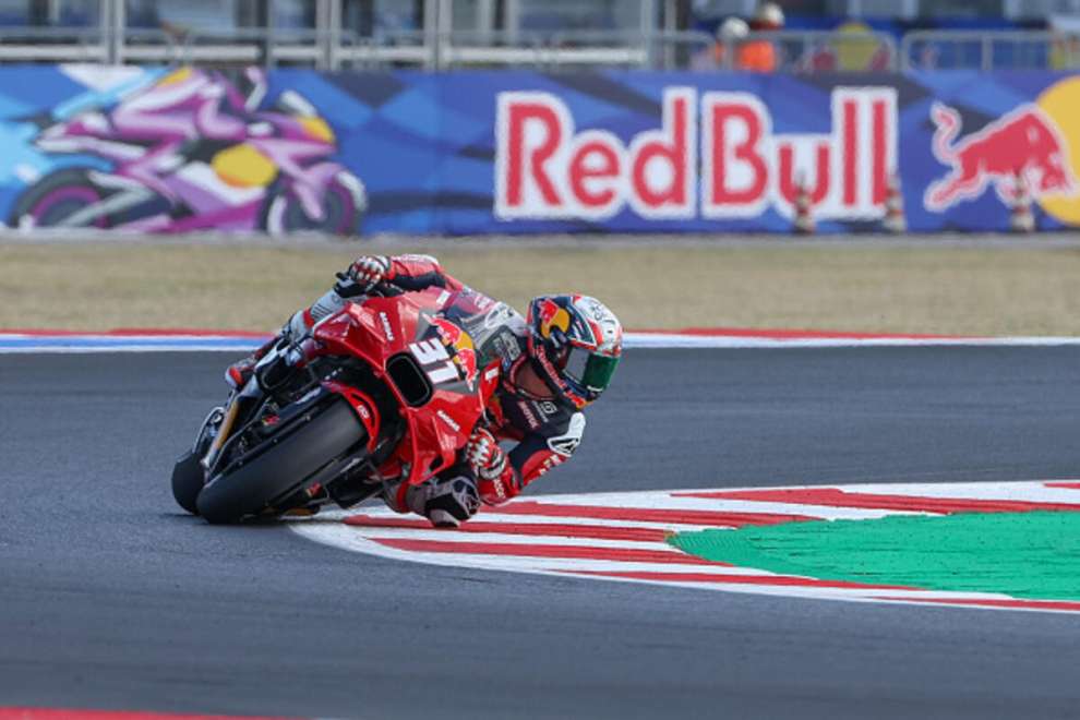 Pedro Acosta (KTM) a Misano durante il GP San Marino 2024