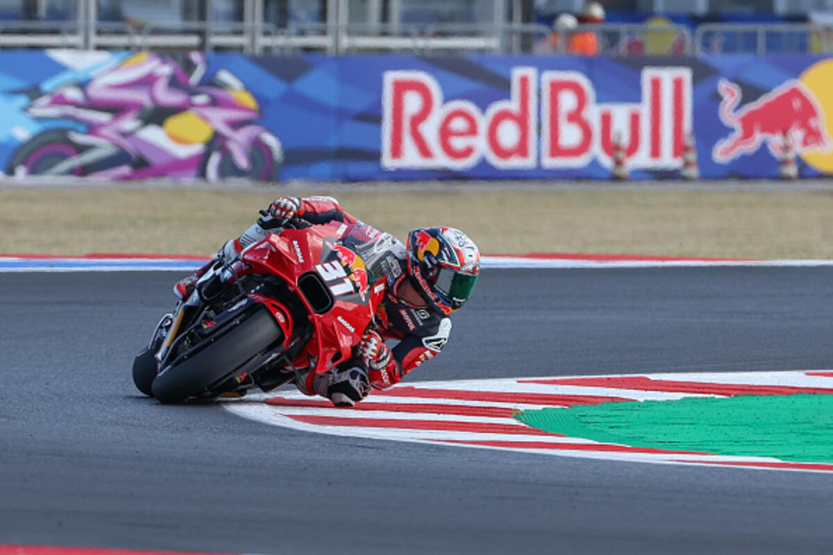 Pedro Acosta (KTM) a Misano durante il GP San Marino 2024