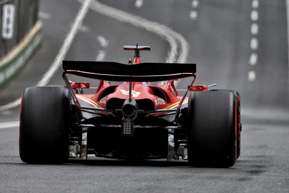 Leclerc (Ferrari) in Baku