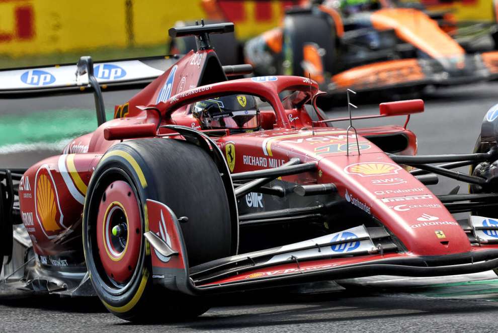 Leclerc (Ferrari) at Monza