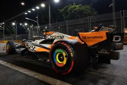 Norris (McLaren) a Singapore