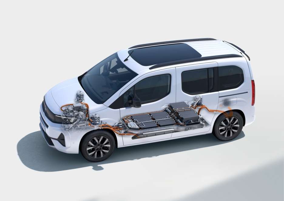 Opel Combo Electric e il suo gruppo propulsore