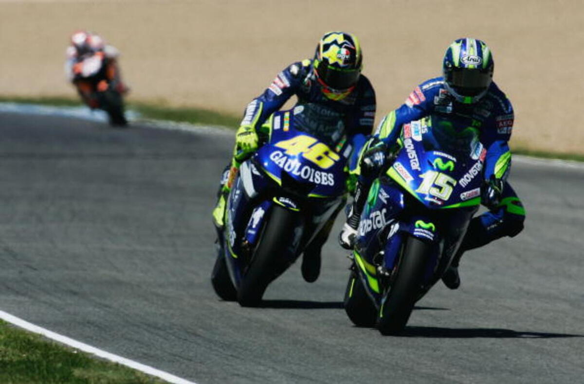 Gibernau e Rossi a Jerez nel 2005