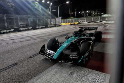 Russell (Mercedes) a Singapore