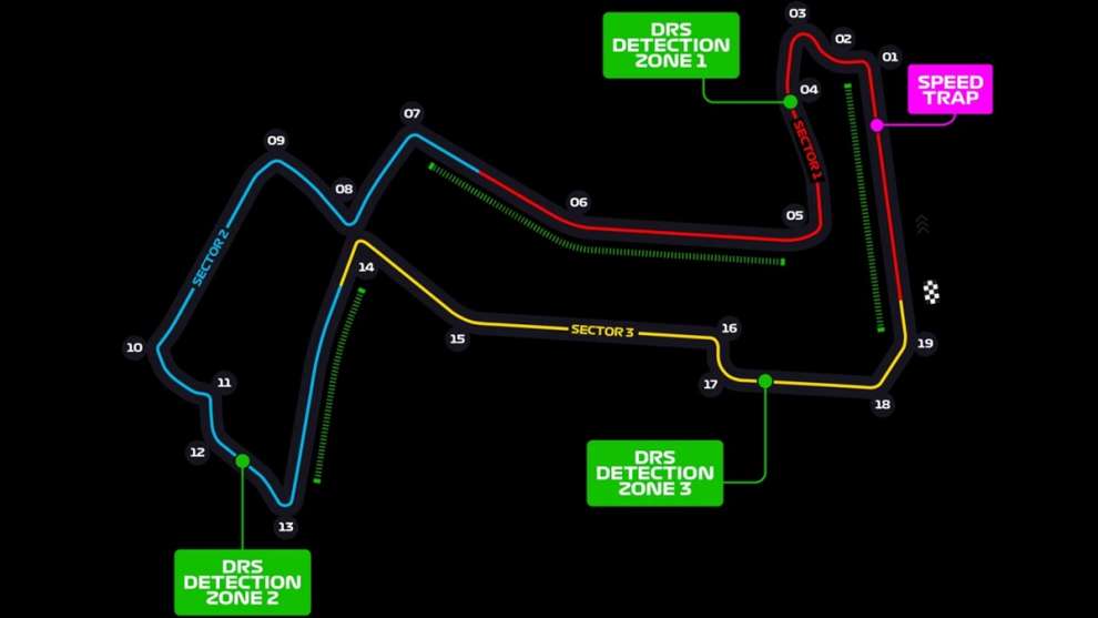 I dettagli del circuito di Singapore