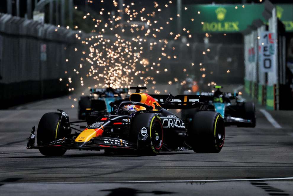 Verstappen (Red Bull) in Singapore