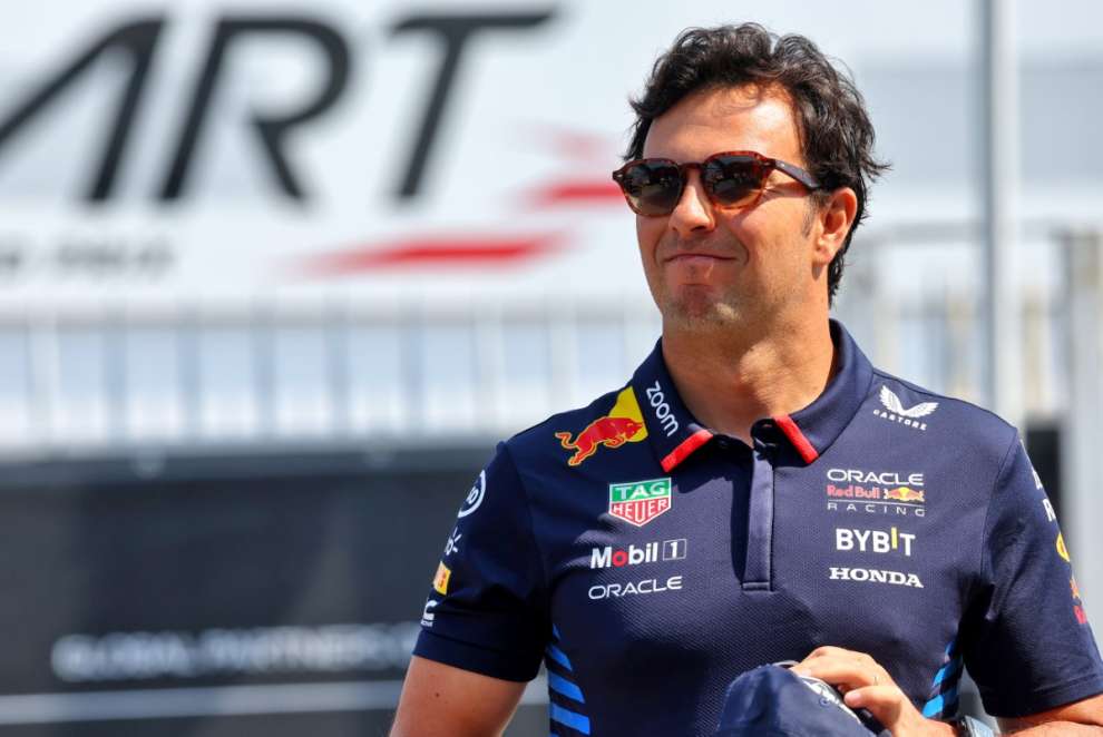 F1 GP Italia 2024, Monza: Sergio Perez (Red Bull Racing) nel paddock