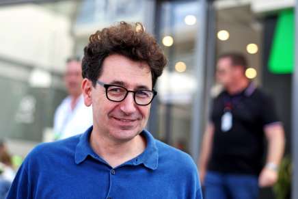 Mattia Binotto nel paddock del GP Italia 2024 a Monza