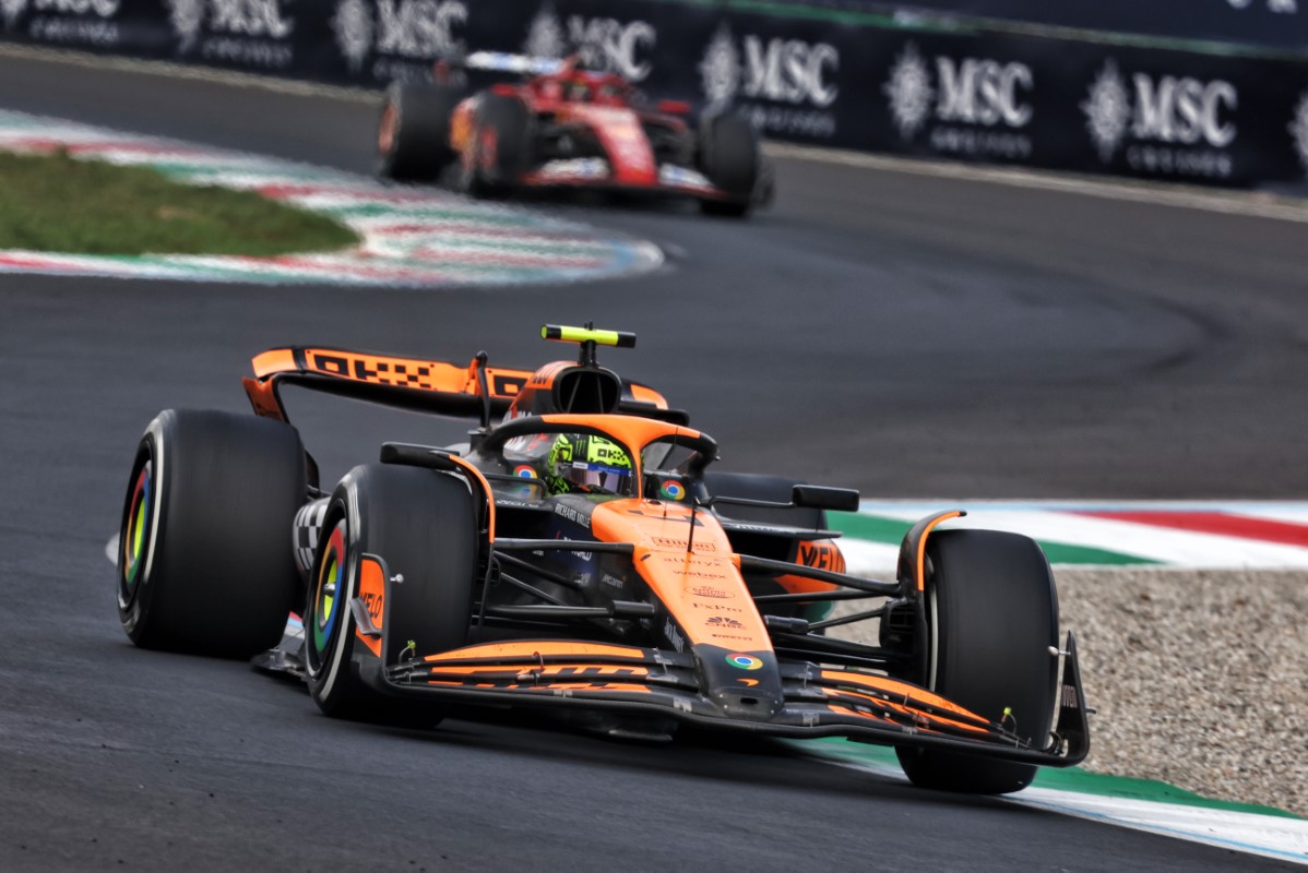 F1 GP Italia 2024: la McLaren di Lando Norris in gara