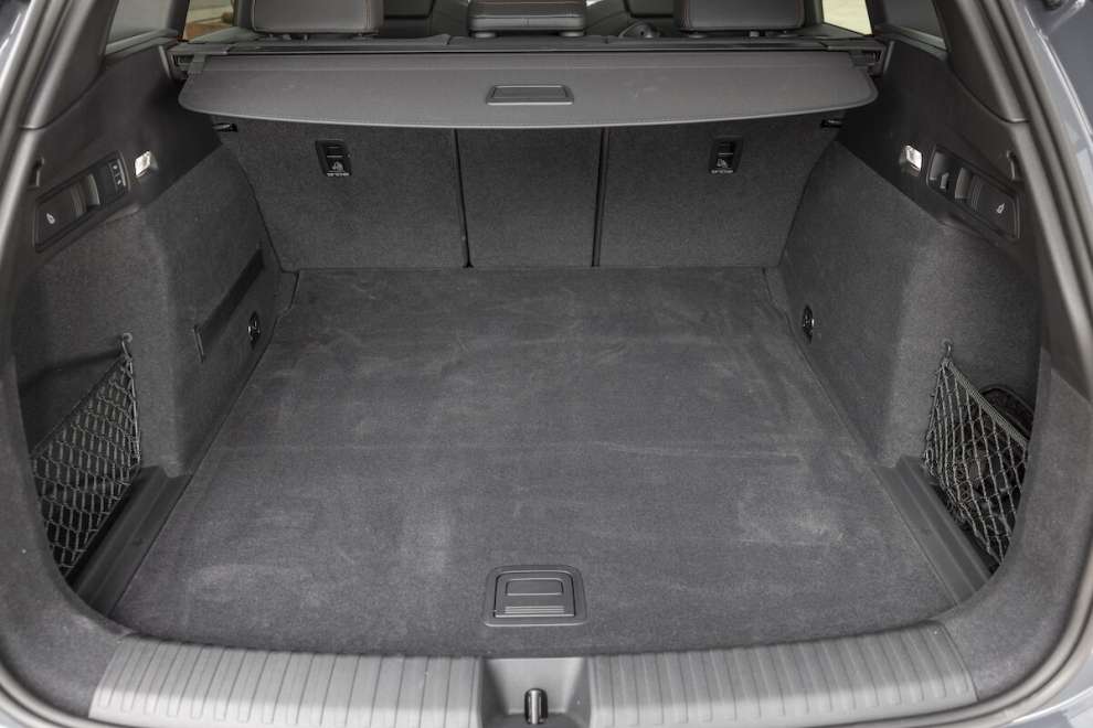 Trunk of the new Audi Q6 e-tron