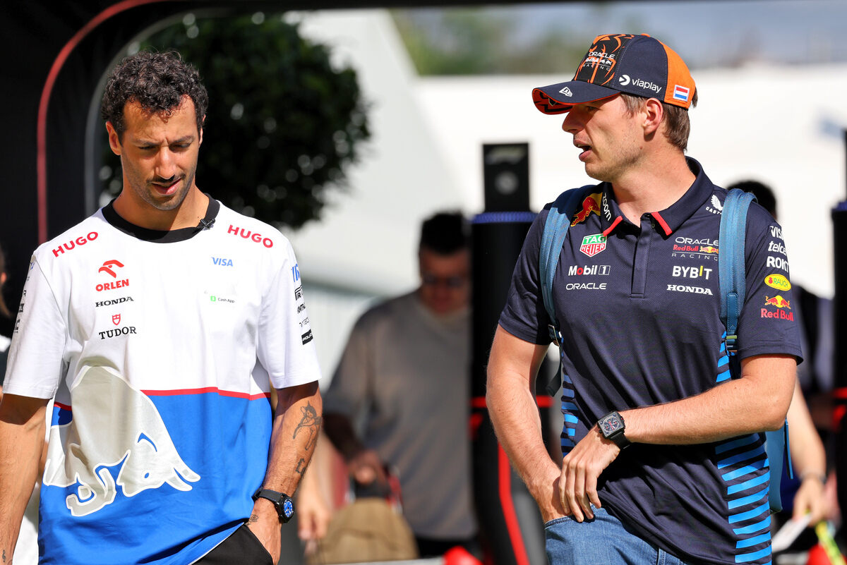 Daniel Ricciardo e Max Verstppen