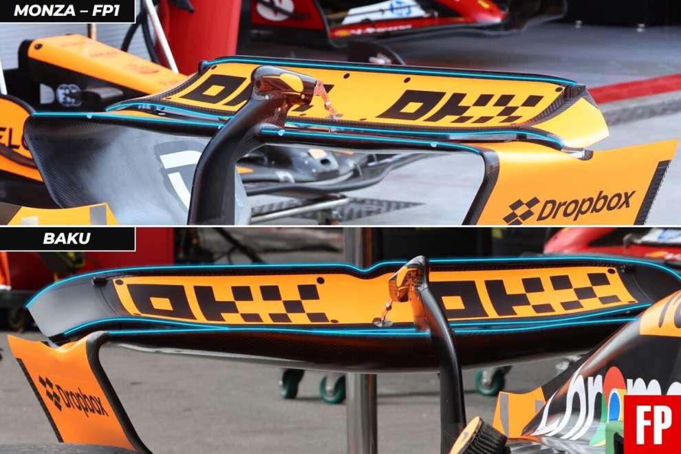 McLaren F1 Wings Comparison