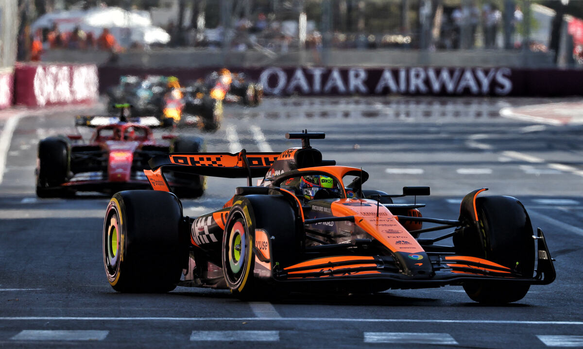 F1 Baku Oscar Piastri McLaren