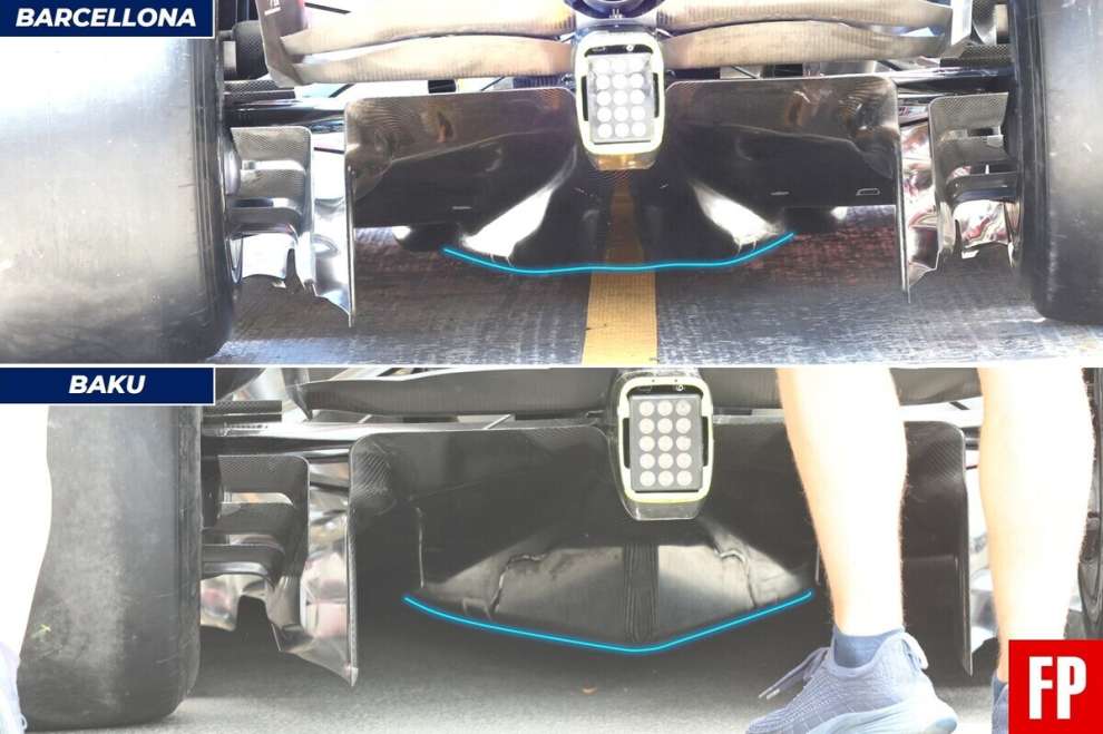 Red Bull F1 Diffuser Comparison