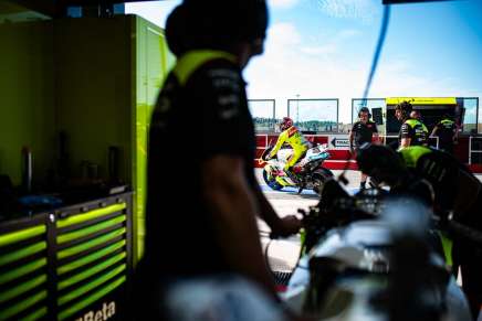 Il box VR46 a Misano