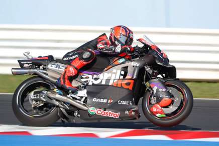 Maverick Vinales nelle Prove di Misano