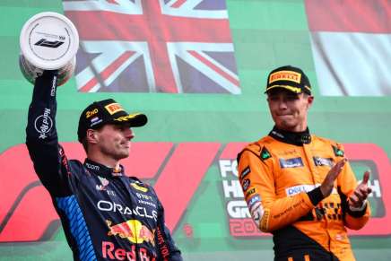 Lando Norris e Max Verstappen sul podio di Zandvoort - Foto: XPB Images