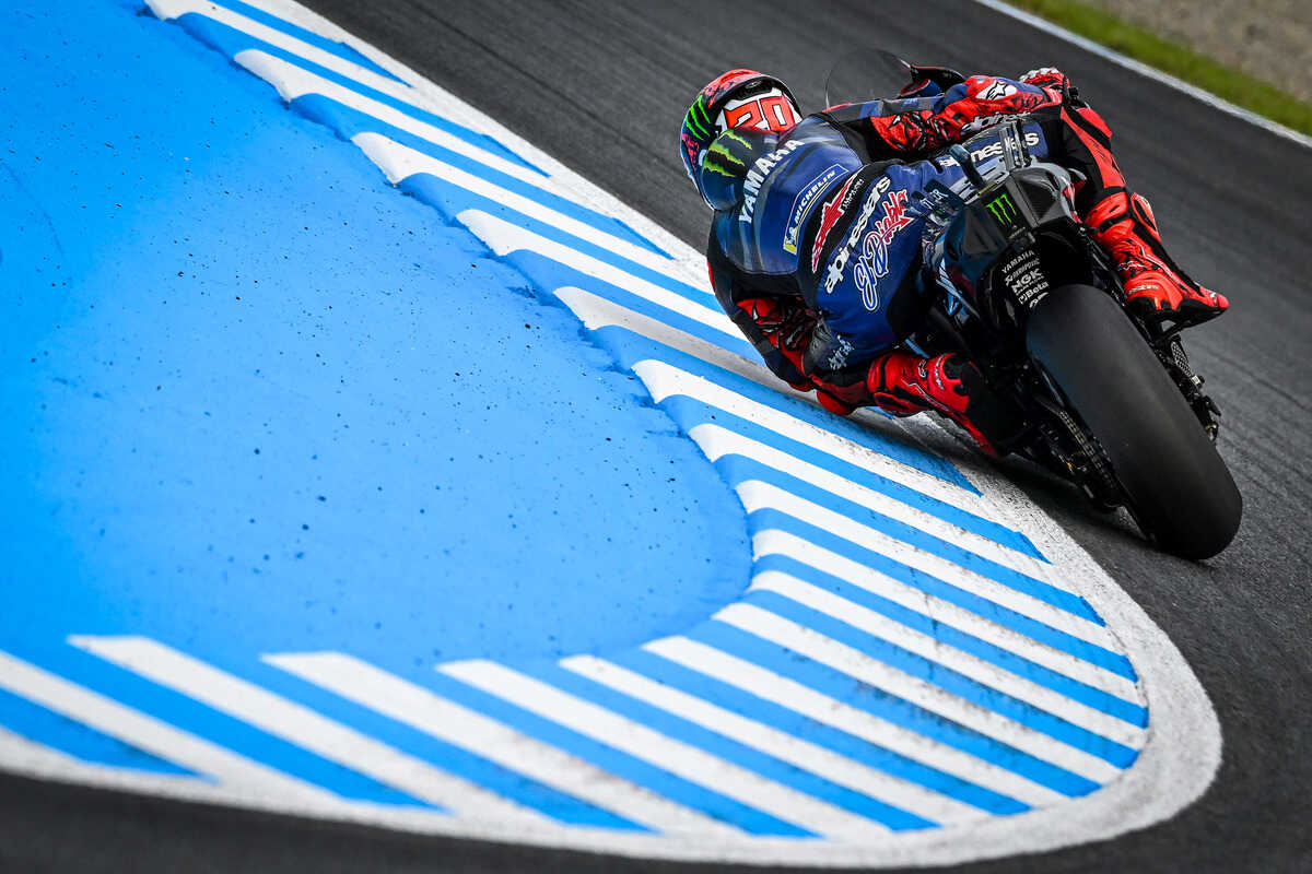 Fabio Quartararo (Yamaha) durante le FP di Motegi